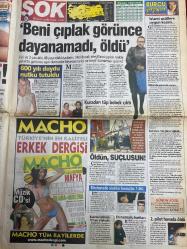 ŞOK GAZETESİ DOĞUM GÜNÜ HEDİYESİ - 26 ŞUBAT 2008 - TAM TAKIM 12 SAYFADIR -Yasemin Dorsa-Nilay Dorsa-Bülent Ersoy-Ebru Gündeş-Sadettin Saran-Alpay Atalay-Tülin Şen-Asya-Genco-Ersoy-Mahsun Kırmızıgül-Yıldız Kenter-Cansu Dere-Cem Yılmaz-Hülya Avşar-Sezen Aksu-Ceza-Onur Bayraktar-Okan Bayülgen-Yeşim-Erdoğan Arıkan-Gül-Melek Mermer-Burcu Yazar-Aziz Nesin Kadın Öğretmen Canavar Çıktı-Yazıktır Günah­tır-Susturun Şu Kadın-Beni Çıplak Görünce Dayanamadı Öldü-Öldün Suçlusun-Seks Olağanüstü Bir Yapıştırıcıdır-Ağzına Sağlık Hülya Hanım-Kandil Mehmetçiğin Postalı Altında-Türban Gerginliği-Nakit Çekmek Deliliktir-Tek Telefonda İki Numaranın Bedeli-Yeni Albüm İçin Londra’ya Uçtu-Mahsun’dan Yıldız Kenter’e Anlamlı Ziyaret-Cem-Cansu Aşkını ‘Ateş’ Şarkısıyla Pekiştiriyor-Ceza’dan Anlamlı Konser-Burcu Yazıyor-Kocamı Boynuzladım mı Acaba-Sadettin’i Kıskanmam-Eşim Sanat İçin Başkasıyla Sevişebilir-Ebru Gündeş’in Magazincilere Kini-Genco Evlendi-Onur’a Kötü Haber Var-Machodergi-Türkiye’nin En Kaliteli Erkek