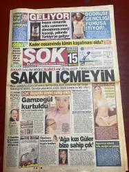 ŞOK GAZETESİ DOĞUM GÜNÜ HEDİYESİ - 10 AĞUSTOS 2005 - TAM TAKIM 12 SAYFADIR -Gamzegül-Güler Sabancı-Seçkin-Pfizer-Lucescu-Eric Gerets-Hasan Şaş-Hakan Şükür-Celal Çapa-Gülşen-Serap Parlak-Fatih Tekke-Appiah-Deniz Fener-Korku Köyü-Geliyor-Bodrum Gençliği Fuhuşa İtiyor-Kader Cezaevinde Kimin Kapatması Oldu-Sakın İçmeyin-Gamzegül Kurtuldu-Ağa Kızı Güler Bize Sahip Çık-Fener On Yıl Daha Şampiyon-Transfer Yapın-Kambur Harekatı-Hakan&İllic Korkuttu-Aman Dikkat-Bodrum Gençleri Fuhuşa Sürüklüyor-Gülşen Off Çektirdi-Aileler Çocuklarına Sahip Çıksın-korku köyü-boks dersi alıp kapkaççı oldu-turiste hırsızlık suçlaması-köprüye makyaj-25 yıllık fiyasko-enerji Bakanı Hilmi Güler-bu bir rekor iddia üzerine bir günde 64 erkekle yattığı-Pam amaya ışık kazası-azer bülbülü titrek şarkıcının borcu-Leyla adalı-hak arenası internet-ihracat 100 milyar $ olacak-eşimde sorun mu var-pahalı keyif pro-benim de artık bir kocam var-kadınlar da fantezi kurar-Melis gider fatoş gelir-Trabzon ders oldu-Papa’yı dinleyen a