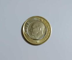 2024 YILI ERÖR (HATALI) BASKI 1 TL ÇİL KONDİSYONDA