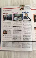 ARTIHABER HAFTALIK AKTÜALİTE DERGİSİ – SAYI 27 – 20–26 HAZİRAN 1998 – 114 SAYFA – SUSURLUK SERVETİ İSVİÇRE’DE: MERAL ÇATLI’NIN 3. ZÜRİH YOLCULUĞU – ARAZİ MAFYASININ GÖLGEDEKİ BABASI AYVAZ KORKMAZ: “50–60 KİŞİYİ VURDUK, İLK CİNAYETİMİ 22 YAŞINDA İŞLEDİM” – İSTANBUL’UN MAFYA HARİTASI – TÜRK MAFYASI 2000’Lİ YILLARA DEĞİŞİMLE GİRİYOR – KISIRLIK TEDAVİSİNDE TÜRKİYE MUCİZESİ: ARTIK İNGİLTERE VE İSRAİL’E GİTMEK GEREKMİYOR – ÇEYREK ASIRLIK NON-STOP NİLÜFER: EN SEVİLEN ŞARKILARINI BİR ARAYA GETİRDİ – BABIALİ ŞENLİĞİ: GAZETECİLER NASIL EĞLENDİ? – BODRUM GECELERİNDEN İZLENİMLER – BÜROKRASİ ERKEN SEÇİME 9 AYDIR HAZIRLANIYOR – MERKEZ BANKASI BAŞKANI GAZİ ERÇEL: “PROGRAMIMIZI 1999 BAHARINA GÖRE YAPTIK” – 78 KUŞAĞI: OĞUZ GÜVEN’DEN SİYASİ ANEKDOTLAR – FATİH’TE TANTAN RÖNESANSI: 2500 TARİHİ ESER RESTORE EDİLİYOR – DOĞU ERGİL’DEN ERMENİ VE KIBRIS MESELESİNE TARTIŞMALI YORUMLAR – BÜLENT ARINÇ: “REFAH’I ÖZLEMİYORUZ” – FETHULLAH GÜLEN CEMAATİNDEN “YIK KUŞAK ANITI” HAZIRLIĞI – KOSOVA VE KARADAĞ’DA YENİDEN B