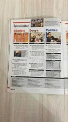 ARTIHABER HAFTALIK AKTÜALİTE DERGİSİ – SAYI 13 – 14–20 MART 1999 – 114 SAYFA – İSLAMCI RADYONUN DJ PAŞASI: EMEKLİ GENERAL ÜSKÜDAR FM’DE – BÜLENT ORAKOĞLU: “KÖSTEBEK SKANDALINDA CAHİLCE SUÇLANDIM” – HANEFİ AVCI: “SUSURLUK MAĞDURUYUM, DEMOKRASİ MÜCADELESİ VERİYORUM” – MURATHAN MUNGAN ARTIHABER İÇİN YAZDI: KEDİ, POZ, GÜZELLİK, OYUNCULUK – ÖZER ÇİLLER KONUŞTU: YARGIÇLAR, DAVALAR, ENİŞTE LAKABI, PELİSTER ÇİFTLİĞİ, TELEFON DİNLEME, TANSU ÇİLLER’İN GAFLARI, 28 ŞUBAT, ABD’DEKİ MALVARLIĞI, ALAATTİN ÇAKICI, ROGER TAMRAZ, KORKULARI, SEVDİKLERİ, TİCARİ FAALİYETLERİ, RUS ÇARLIĞI, BÜROKRAT ATAMALARI, SÖNMEZ KÖKSAL’DAN BRİFİNG – KOSOVA KRİZİ: ANKARA’NIN GÜNEYDOĞU KORKUSU – MİLLİYETÇİLİKLER ÇATIŞIYOR – ORTA YOL MÜMKÜN MÜ? – ŞİDDET SARMALI: SOLİ ÖZEL YAZDI – ÇEVRE CİNAYETİ: KİLYOS UZAYDAN GÖRÜNTÜLENDİ – KÜRK TARTIŞMASI: İMREN AYKUT VİZON TERCİHİNİ AÇIKLADI – DOĞUM KONTROL İĞNESİ UYGULAMASI BAŞLADI – EŞELEKLİLER GÖKÇEADA’YA MİNARELERİYLE GÖÇÜYOR – AB’NİN PATRONU ALMANYA: TÜRKİYE’YE YAKINMAK DÜŞÜYOR – 8