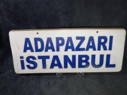 ViNTAGE otobüs güzergah tabelasi Adapazarı İstanbul  Ordu Giresun çift taraflıdır. her iki yüzü birbirinden farklıdır. resimlerde iki yüzü ve ölçüleri gösterilmiştir  orjinaldir #tdkoleksiyonotobusguzergah #tdkoleksiyontabela