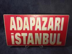 ViNTAGE otobüs güzergah tabelasi  adapazari İstanbul  Samsun Trabzon Of  çift taraflıdır. her iki yüzü birbirinden farklıdır. resimlerde iki yüzü ve ölçüleri gösterilmiştir  orjinaldir #tdkoleksiyonotobusguzergah #tdkoleksiyontabela