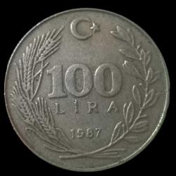 1987 100 Lira büyük 11g