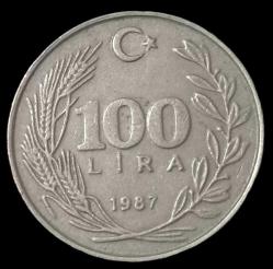 1987 100 Lira büyük 11g