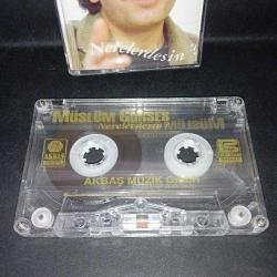 Kaset Müslüm Gürses Nerelerdesin albümü. Orijinal Akbaş Müzik Alman baskı. Sorunsuz çalışıyor. Koleksiyonluk
