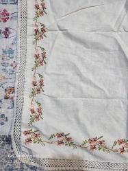 DEĞERLENDİRMELİK KANAVİÇE İŞLEME ÖRTÜ 80X90 CM