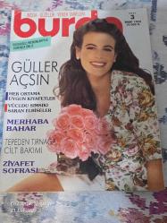 BURDA MODEN MART 1992 TÜRKÇE ANAHTAR KİTAPÇIK VE PATRONLARI İLE BERABER