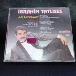 CD İbrahim Tatlıses acı gerçekler albümü. Orijinal 1991 Türküola Alman baskı. Disk 10 üzerinden 8,5 Baştan sona dinlendi sorunsuz çalışıyor. Koleksiyonluk.