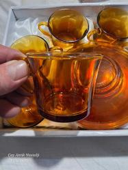 Fransız Duralex 6'lı Fincan Takımı NESCAFE ÇAY