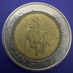 Libya 1/2 Dinar 2009