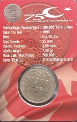 @@ 1999 100 Bin Lira 75.Yıl @@
