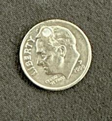 2000-2021 Amerika one dime 2 adet delikli madeni paralar