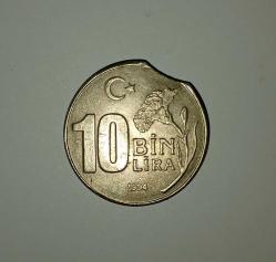 Eror hatalı basım 1994 10 bin lira