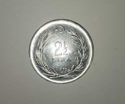 1979 2 buçuk lira (çok çok temiz kondisyonda)