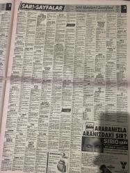 SABAH İSTANBUL ÖZEL SERİ İLAN SARI SAYFALAR DOĞUM GÜNÜ GAZETESİ - 8 EYLÜL 1992 - Bill teks örme-akkanat konfeksiyon-tugay diyor-fason mont atölyeleri-Araf tekstil-kokpit giyim SAN.LTD.ŞTİ-İki-Erenköy A.Ş.-Hyundai-Çelebi otomotiv-festival-kömür-güven-unlu mamüller fırın -lay-Özkan-Motorola-dancall-safir triko-tek tem-alba-Özel Şahin bilge eğitim merkezi-estetik sanat evi-onuru-Lem İngilizce Almanca-Özel angünler dershanesi-medya market-hemen teslim-ticaret