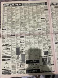 SABAH İSTANBUL ÖZEL SERİ İLAN SARI SAYFALAR DOĞUM GÜNÜ GAZETESİ - 8 EYLÜL 1992 - Bill teks örme-akkanat konfeksiyon-tugay diyor-fason mont atölyeleri-Araf tekstil-kokpit giyim SAN.LTD.ŞTİ-İki-Erenköy A.Ş.-Hyundai-Çelebi otomotiv-festival-kömür-güven-unlu mamüller fırın -lay-Özkan-Motorola-dancall-safir triko-tek tem-alba-Özel Şahin bilge eğitim merkezi-estetik sanat evi-onuru-Lem İngilizce Almanca-Özel angünler dershanesi-medya market-hemen teslim-ticaret