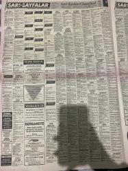 SABAH İSTANBUL ÖZEL SERİ İLAN SARI SAYFALAR DOĞUM GÜNÜ GAZETESİ - 6 EYLÜL 1992 -Ben teks-parla deri-İmaş A.Ş.-Bistro-sofra-ulutaş tekstil-Örsel ithalat-Toyota