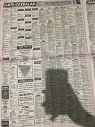 SABAH İSTANBUL ÖZEL SERİ İLAN SARI SAYFALAR DOĞUM GÜNÜ GAZETESİ - 6 EYLÜL 1992 - Sofra-Good Year-benteks-pella deri -imaj A.Ş.-Bistro-ulutaş tekstil-Örsel ithalat-Toyota-Suzuki-Express kargo