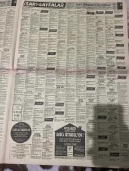 SABAH İSTANBUL ÖZEL SERİ İLAN SARI SAYFALAR DOĞUM GÜNÜ GAZETESİ - 6 EYLÜL 1992 - Sofra-Good Year-benteks-pella deri -imaj A.Ş.-Bistro-ulutaş tekstil-Örsel ithalat-Toyota-Suzuki-Express kargo