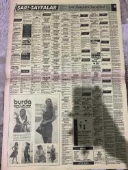 SABAH İSTANBUL ÖZEL SERİ İLAN SARI SAYFALAR DOĞUM GÜNÜ GAZETESİ - 9 HAZİRAN 1992 -  Tiryaki ticaret-Mazda-Suzuki-Mitsubishi-kent oto-gümüş kaya-kök demir inşaat-Saydam Tatilköyü-Desen-ender çikolata şekerleme fabrikası-taşıran pazarlama-süperstar jeneratör-Pratika çapa dershanesi-amaç yaz okulu-özel pembe dershanesi