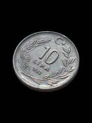 10 Lira 1982  Madeni Koleksiyon Para. Antika Koleksiyon Para. Türk Lirası.