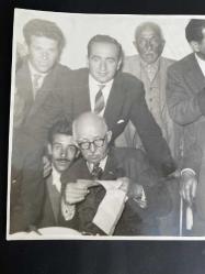 İSMET İNÖNÜ fotoğrafı seçim gezisinde 1960 tarihli