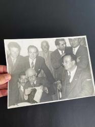 İSMET İNÖNÜ fotoğrafı seçim gezisinde 1960 tarihli