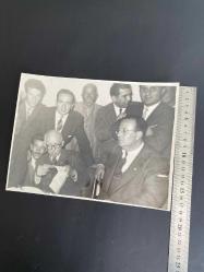 İSMET İNÖNÜ fotoğrafı seçim gezisinde 1960 tarihli