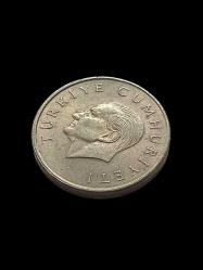 25 Bin  Lira 1999 Madeni Koleksiyon Para. Antika Koleksiyon Para. Türk Lirası.