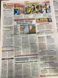 ŞOK GAZETESİ DOĞUM GÜNÜ HEDİYESİ - 1 ŞUBAT 2002 - TAM TAKIM 8 SAYFADIR -Kenan Işık-Hülya Avşar-Gökhan Özen-Hande Mercül-Tarkan-Derya Tuna-Helin Kaya-Kaya Çilingiroğlu-Petek Dinçöz-Lale Manço-Yağmur Atacan-Aydın Hamza-Fatih Altaylı-Erhan Namlı-Lucescu-Gonzales-Kürşat Duymuş-Karl Malone-Ariel Ortega-Fatih Terim-Sergen Yalçın-Marinho-Engin İlhhan-Bülent Ecevit-Durmuş Yılmaz-Hülya Sandıkçı-Hülya Avşar-Yaşar Kaya-Ariel Sharon-Yaser Arafat-Pablo Picasso-OKSAN-Sırdaş-Pınar Kökseni-Cemal Dündar- Sözü bırakın derhal yapın-Dünya Türkiye’yi yeniden keşfediyor-Gökhan Özen’in gizemli dünyası-Aşk için yine ev değiştirdi-F.Bahçe için ya tamam ya devam-Sergen’i bitirin-Parayı cebine koyup gelsin-Kürşat artık Trabzonsporlu-Sıkı fıkı eğlence-Geldi ve gitti-Kardeş Helin Kaya’ya emanet-Tarkan’dan mesaj-Bunlar insan ve bunlar da katlettikleri-Kargoyla taşınan sütle hayat buldu-Picasso çöplükte-Gömleğini makasla kesip paylaştılar-Genel evden nikahladığı karısını geneleve sattı-Sanal aşk-Gerçek hikayeler-Rüy