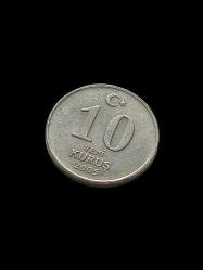 10 Yeni Kuruş 2005 Madeni Koleksiyon Para. Antika Koleksiyon Para. Türk Lirası.