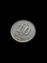 10 Yeni Kuruş 2006 Madeni Koleksiyon Para. Antika Koleksiyon Para. Türk Lirası.