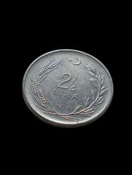 2/5 Lira 1976 Madeni Koleksiyon Para. Antika Koleksiyon Para. Türk Lirası.