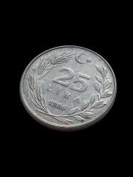 Efemera - 25 Lira 1986 Madeni Koleksiyon Para. Antika Koleksiyon Para. Türk Lirası. - kitantik - kitaLog
