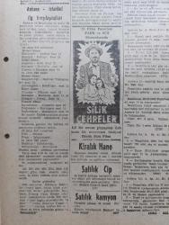 Ankara Gazetesi - 23 Ekim 1948 - Zarif bir şaka münasebetiyle yazan Hüseyin Cahit Yalçın Başmakale - İsmet İnönü veciz bir nutuk verdi - İsmet İnönü son seyahatlerinden birinde köylülerimiz ise hasbihalde bulunurken fotoğraf - İsmet İnönü Cumhuriyet bayramını bütün yüreğimde memleketle kutlamak istiyorum dedi - Amerika ve batı Birliği - akarsularımızdan faydalanma meselesi - Londra halkevinde türk resim sergisi - Picasso karım dünyanın en güzel kadınıdır diyor fotoğraf - dakikada 1 milyon kelime nakleden alet - Birleşmiş Milletler günü yarın kutlanıyor - korkulu geceler yazan Georges Simenon çeviren Çetin Altan - Silik çehreler filmi park ve sus sinemalarında - radyo programı - yüksek ses sanatkarı Hacer Buluş kemani Hasan Şenbülbül ve Bestekar dramalı Hasan sus sinemasında - Nadya ve arkadaşları Ulus sinemasında - yazlık Yıldız sinemasında Harun Reşit'in gözdesi - Ankara Halkevinde İngilizce kursları - Beşiktaş Hilal maçı - Ankaragücü Hacettepe maçı - okullar arası atletizm yarışları