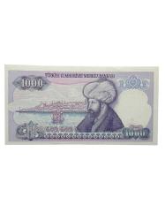 L65 072222 / 7. Emisyon 1000 Türk Lirası Cumhuriyet Dönemi Koleksiyon Kağıt Para.