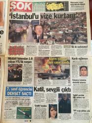 ŞOK GAZETESİ DOĞUM GÜNÜ HEDİYESİ - 14 OCAK  2007 - TAM TAKIM 12 SAYFADIR -Seren Serengil-Recep Tayyip Erdoğan-Devlet Bahçeli-Mesut Ererker-Barzani-John McCain-Tuğba Özay-Nilay Dorsa-Fadıl Akgündüz-Hüner Coşkuner-Menteş-Burhan Öçal-Deniz Berdan-Semiramis Pekkan-Sezen Aksu-Tayyip Erdoğan-Yılmaz-Hasan Celal Güzel-Bülent Arınç-Deniz Baykal-Ahmet Tan-Erkan Mumcu-Tansu Çiller-Emre-Tandoğan-Aylin-Michele Manhart-Louise Brown-Tandoğan-Sarışın Aptal İsveçli Diller-Soyları Tükeniyor-Rusya’da Sapık Lüks-Kayıp Köpeğe Servet-Seçim Öncesi Kılıçlar Çekildi-‘İstanbul’u Vize Kurtarır’-Müdüre Hanımdan 1.8 Milyon YTL’lik Vurgun-7. Sınıf Öğrencisi Dehşet Saçtı-Katil Sevgili Çıktı-Yolsuzluk Savaşları-Bir Pin Numarasına İki Soru-Bahçeli Haddini Bil!-Sırtımı Bir Erkeğe Asla Dayamam-Jet Fadıl’ın Son Hüneri-Kadın Çavuş Playboy’a Soyundu Soyunduğuna Pişman Oldu-Maskeli Aylin Erkek Çıktı-Emre Yanacak-İngilizler Emre’ye Fena Yükleniyor-Şöhretlerin Aşk Sırları-Fırçalı Yorum-Mesut Ererker