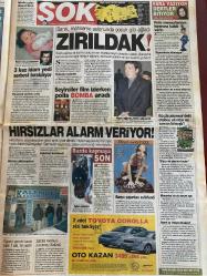 ŞOK GAZETESİ DOĞUM GÜNÜ HEDİYESİ - 21 ŞUBAT 2004 - TAM TAKIM 12 SAYFADIR -Sibel Kekilli-Erkan Mumcu-Ayşe Hatun Önal-Ahmet Zengin-Nihal Zurnacı-Pamela Anderson-Hakan Şükür-Christoph Daum-Valencia Hasan Arat-Berkant-Gülşah Batur-Murat Polat-Funda Barın-Hülya Avşar-Murat Güloğlu-Şebnem Dönmez-Ezel Akay-Verda Alpay-İhsan Aydın-Esra Bozcalıyan  Tavşana kaç tazıya tut-Akciğer kanserini durduracaklar-Arşimet Daum-Dizideki aşk bir yuvayı yıkıyor-Zırıldak-Hırsızlar alarm veriyor-Ekonomik sıkıntısı nihayet sona erdi  Sibel’e Bakan Mumcu sahip çıktı-Dayak yediği için kocasını öldüren kadına 24 yıl hapis-Çocuktan çirkin ördek yavrusuydum-Otoyol gişelerinden kredi kartıyla geçiş-Yeşil kartlılara bedava sezaryen-Taşfırın erkeğe bak-Manyetik alanlar beyne zarar veriyor-Öğrenciler peşine düştü-Sibel’in en masum hali-Porno yıldızına bakandan destek-Çocukları için aşka veda etti-Uzay teknolojisi-Aslan Hakan-Güneş battı-Valencia niyetine-Önce gol yemeyelim-Dizideki aşk bir yuvayı yıkıyor-Gece hayatı renk