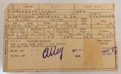 İETT ELEKTRİK MAKBUZU 12 1960 LI YILLAR