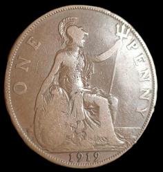 İngiltere 1919 1 Penny