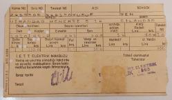 İETT ELEKTRİK MAKBUZU 14 1960 LI YILLAR