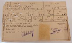 İETT ELEKTRİK MAKBUZU 15 1960 LI YILLAR