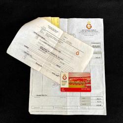 Galatasaray 2008 Futbol Kombine Kartı ve Belgesi