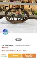 Fil Ailesi ve Fotoğraf Çerçevesi 2 adet. Sıfır ayarında