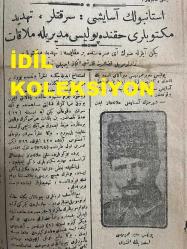 Osmanlıca Yeni Şark Gazetesi, Orijinal Dönem Basım -Ottoman Newspaper- 9 Kasım 1921 - Sayı: 38 - Hicri: 7 Rebiülevvel 1340 - Rumi: 9 Teşrin-i Sani 1337 - Yunan Ordusunu Terhis, Harbe Nihayet Vermek İsteyen Kostantin Aleyhine Atina'da Galeyan Son Derece İmiş - Atina'da Nafile Yere Harbe Atıldıkları Yavaş Yavaş Anlaşılmaya Başladı - Müttefiklerin Müdahelesini Temin İçin Son Derece Sarf-ı Gayret Ediyorlar - Gunaris Ve Baltacis Paris'e Tekrar Giderek Fransız Ricaliyle Bir Kere Daha Görüştükten Sonra Roma'ya Azimet Edecekler - Vaziyet-i Hazıra Karşısında Anadolu'da Türk Taarruzu Gayr-i Kabil-i İctinabtır - Mösyö Loyd Corc Seyahata Hazırlanıyor - Ali İhsan (Sabis) Paşa'nın Beyanatı - Harp Esiri Olarak Atina'da Bulunmakta Olan Cafer Tayyar Bey Hakkında - İstanbul'un Asayişi: Sirkatler, Tehdit Mektupları Hakkında Polis Müdürü Esat Bey İle Mülakat - Ekalliyetler Meselesi - Trakya'nın Kendilerinde Kalacağını Umuyorlar - Yunanlıların Rusya'da Aleyhimizdeki Entrikaları Nasıl Suya Düştü?