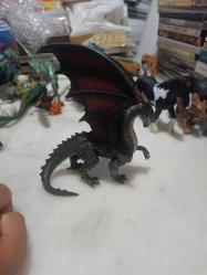 Dragon figür dinozor dinazor hayvan figür trex sert plastik silikon oyuncak