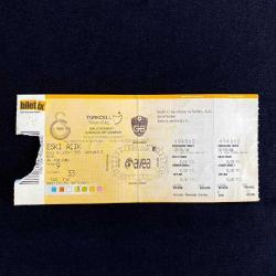 2008 Galatasaray Eski Ali Sami Yen Stadı Şampiyonluk Maçı Bileti