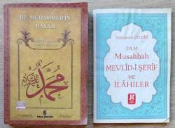 2 ADET KİTAP: HZ. MUHAMMED'İN HAYATI VE TAM MUSAHHAH MEVLİD-İ ŞERİF VE İLAHİLER