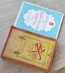 2 ADET KİTAP: HZ. MUHAMMED'İN HAYATI VE TAM MUSAHHAH MEVLİD-İ ŞERİF VE İLAHİLER